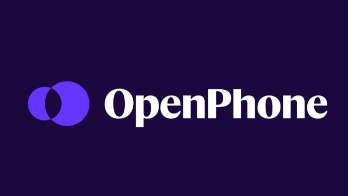 OpenPhone - Minimalist Symbol Logo