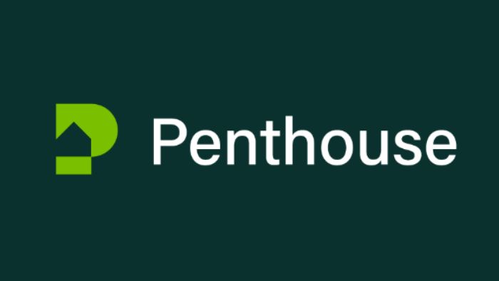Penthouse - Negative Space Logo Design