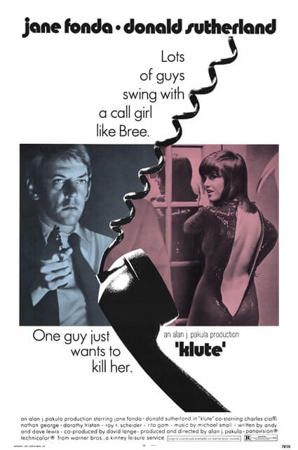 Film poster 70s design example