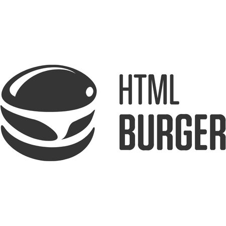 htmlBurger Pictorial Logo Design Example
