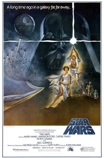 Star Wars best 70s movie poster examples