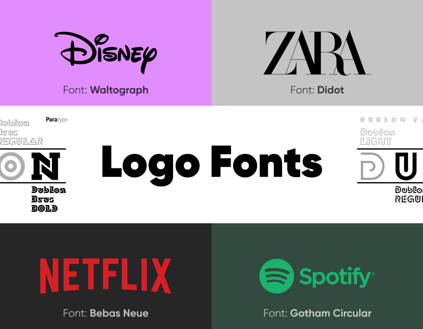 Top 10 Famous Fonts for Logo Design – Freelance Logo Design Blog