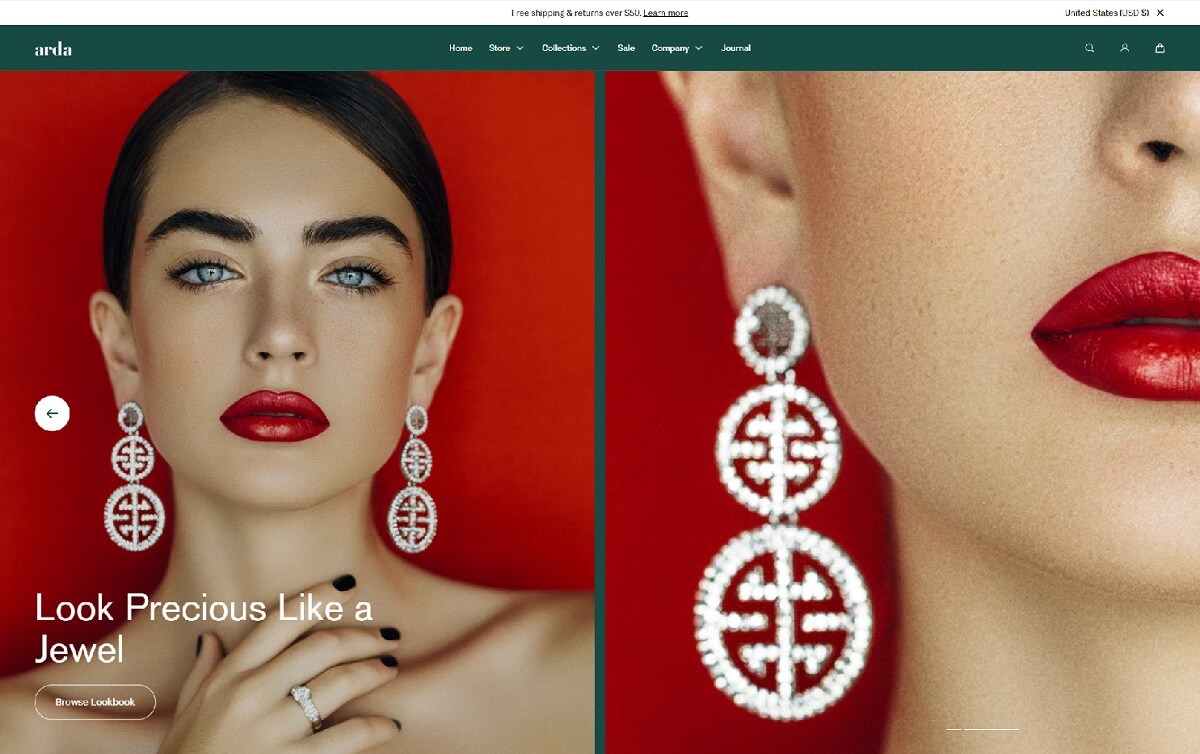Arda - Fashion Jewelry Shopify Theme
