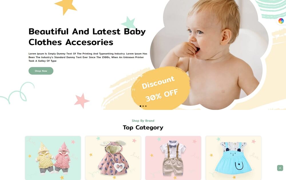 Baby Fashion Cute Shopify Theme
