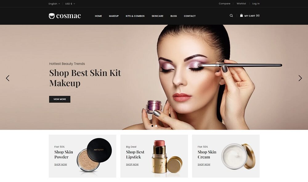 Cosmac - Cosmetics Shopify Theme