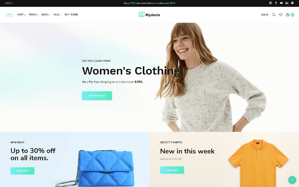 Mysterio Shopify Theme for Fashion and Beauty