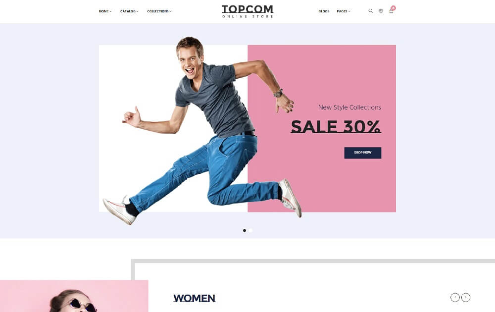 Topcom - Clothing Shopify Theme