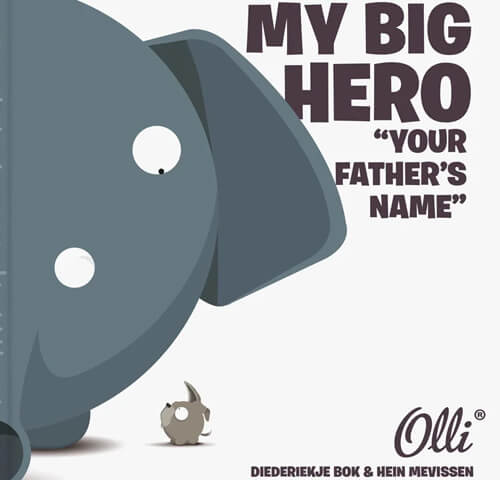 Ollimania Best Daddy - personalized book for fathers day