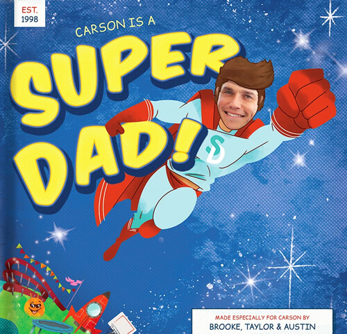 Super Dad Personalized Book
