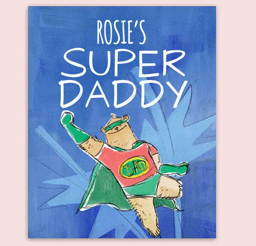 Personalization book - superhero dad