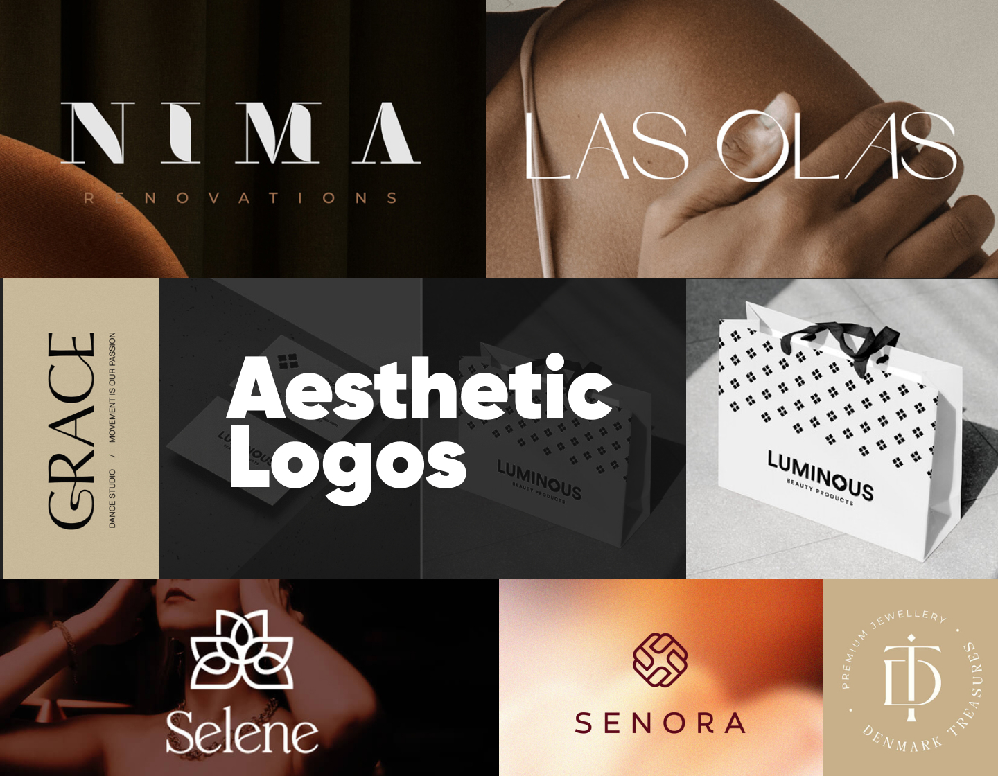 18 Aesthetic Logos Elevating Their Brands Beauty