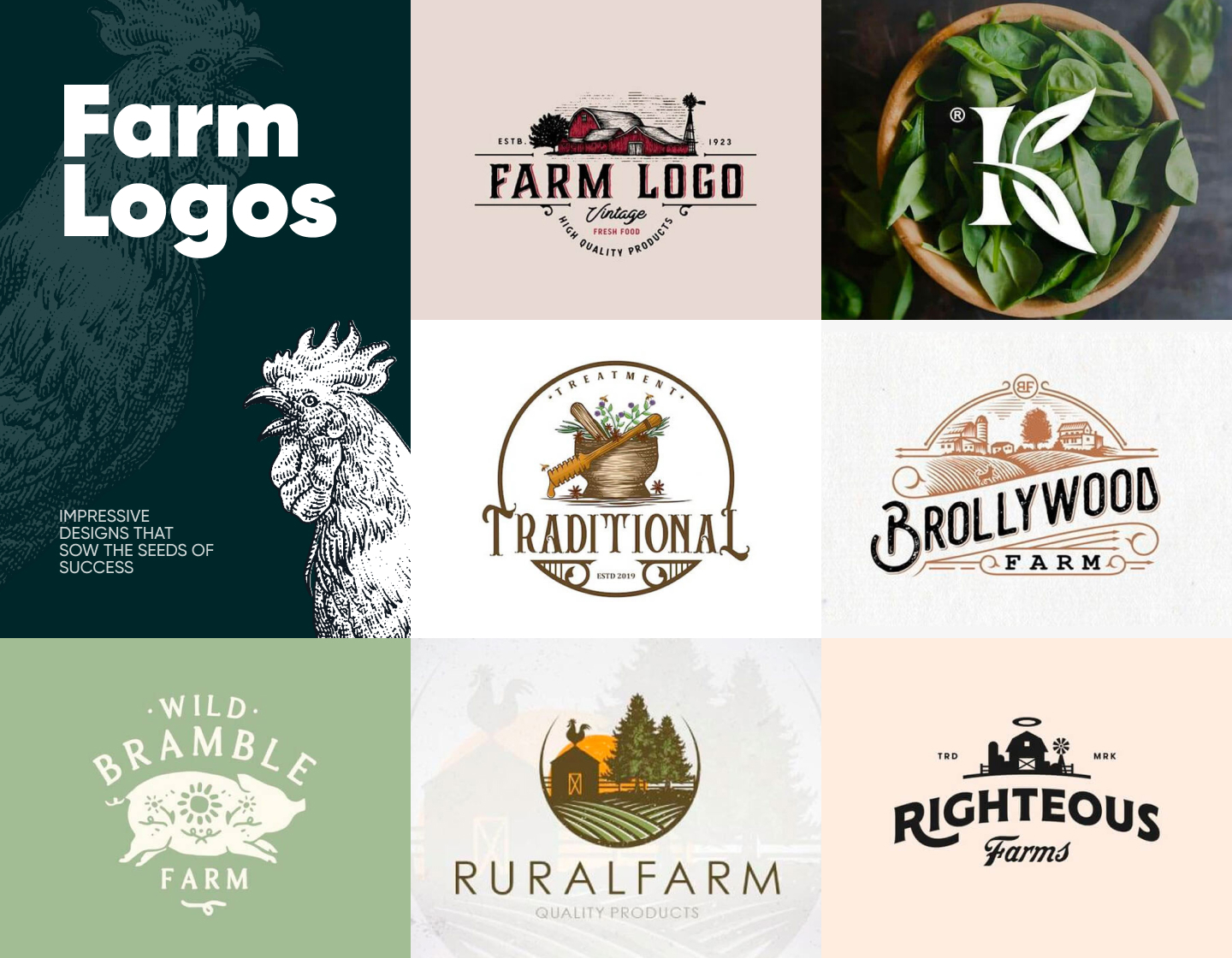 20 Impressive Farm Logos That Sow The Seeds Of Success