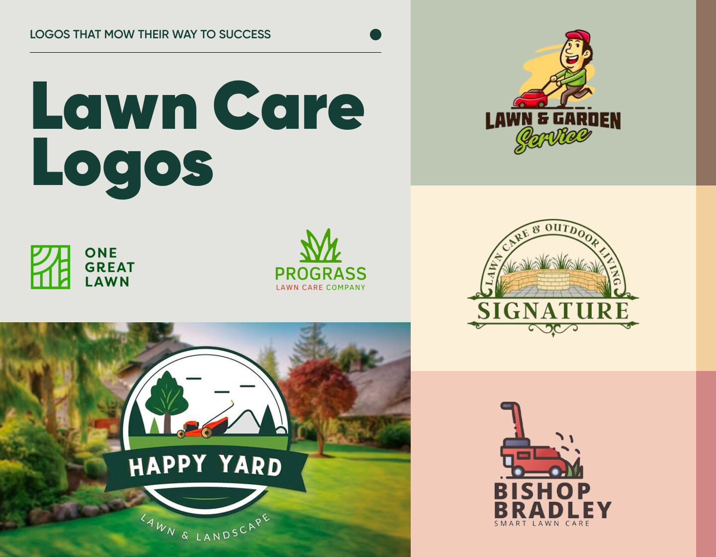 16 Memorable Lawn Care Logos That Mow Their Way to Success