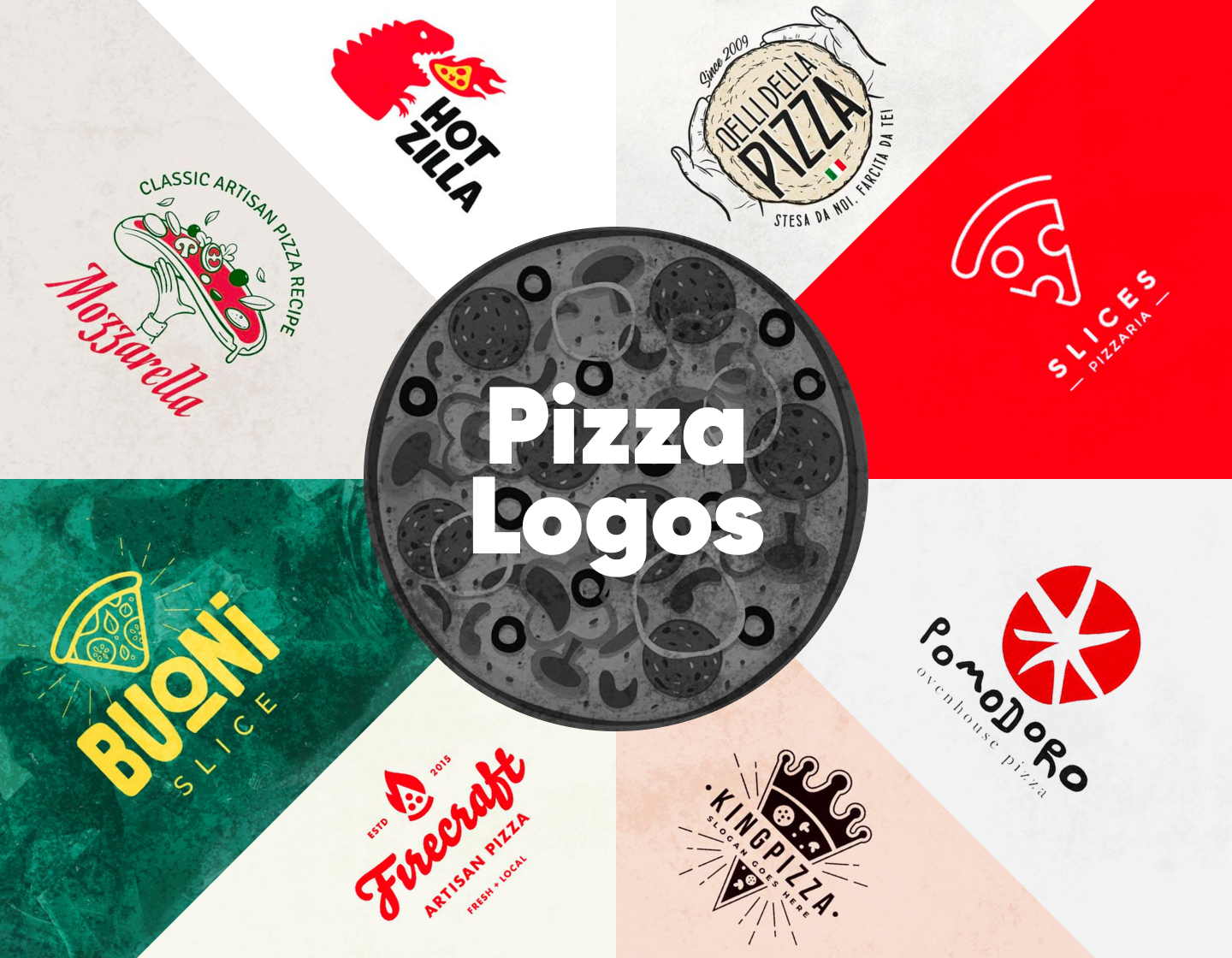20 Welcoming Pizza Logos Created To Engage