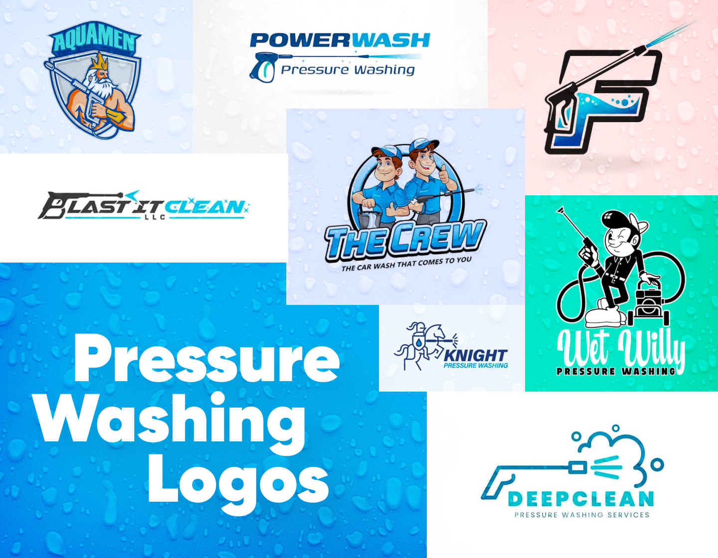 16 Pressure Washing Logos That Shine And Inspire