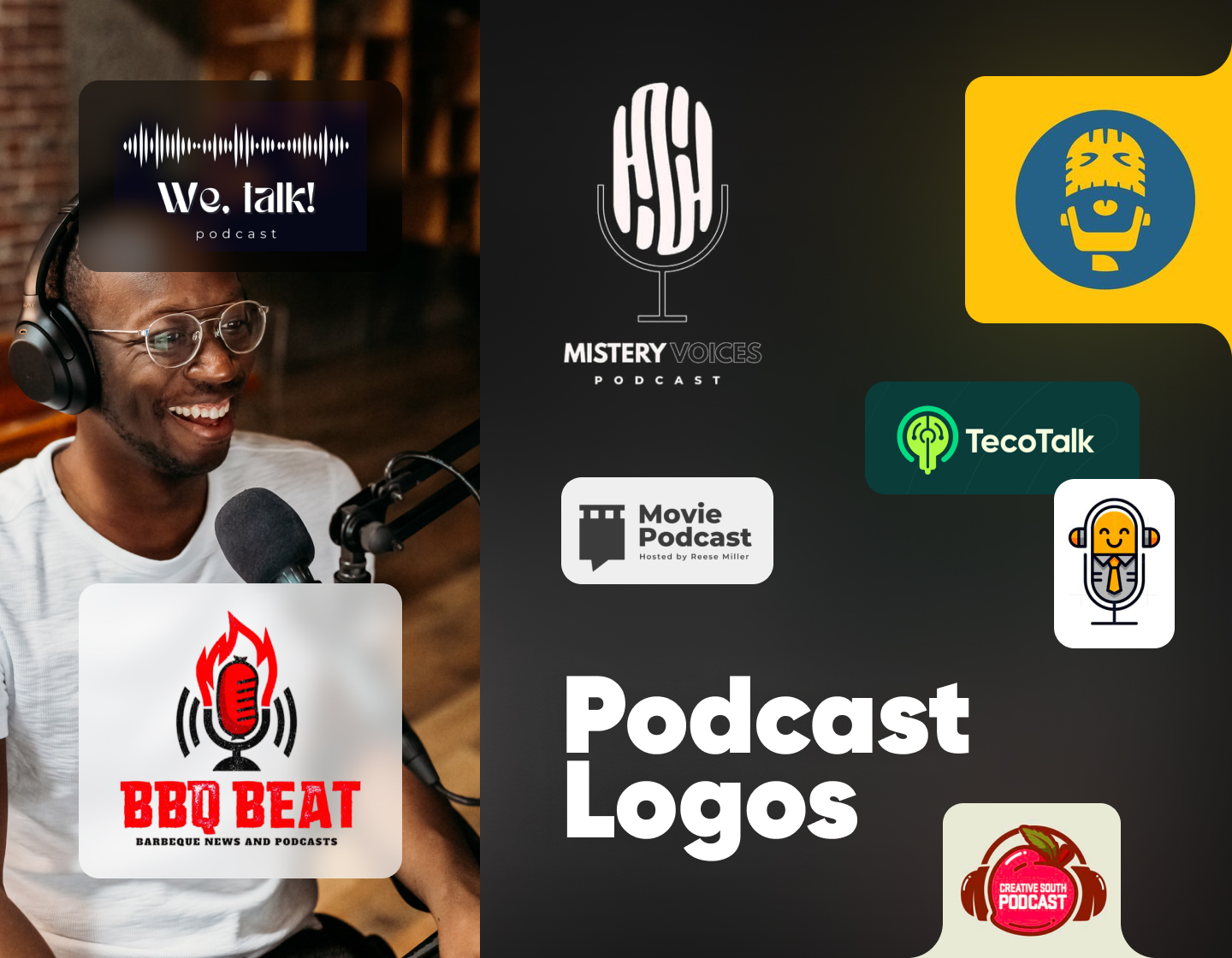 68 Amazing Podcast Logos To Inspire Your Podcast Series