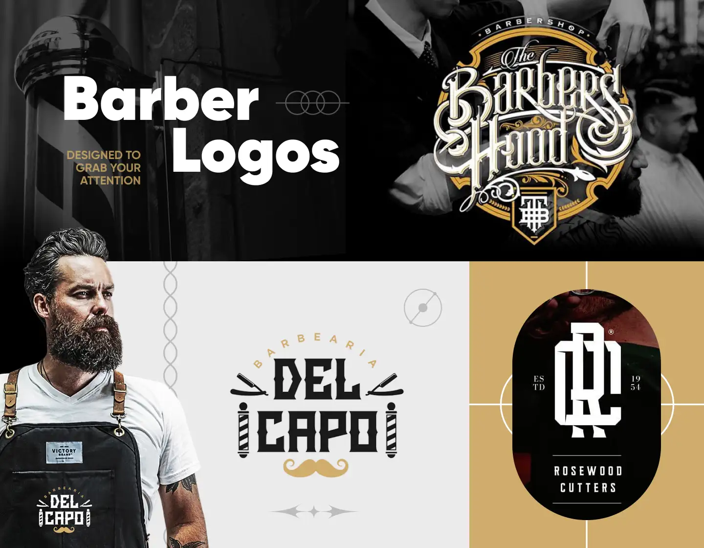 17 Barber Logos Designed To Grab Your Attention