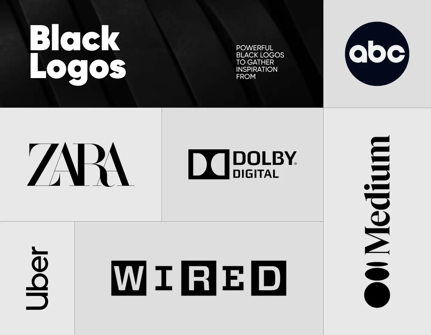 21 Powerful Black Logos to Gather Inspiration From