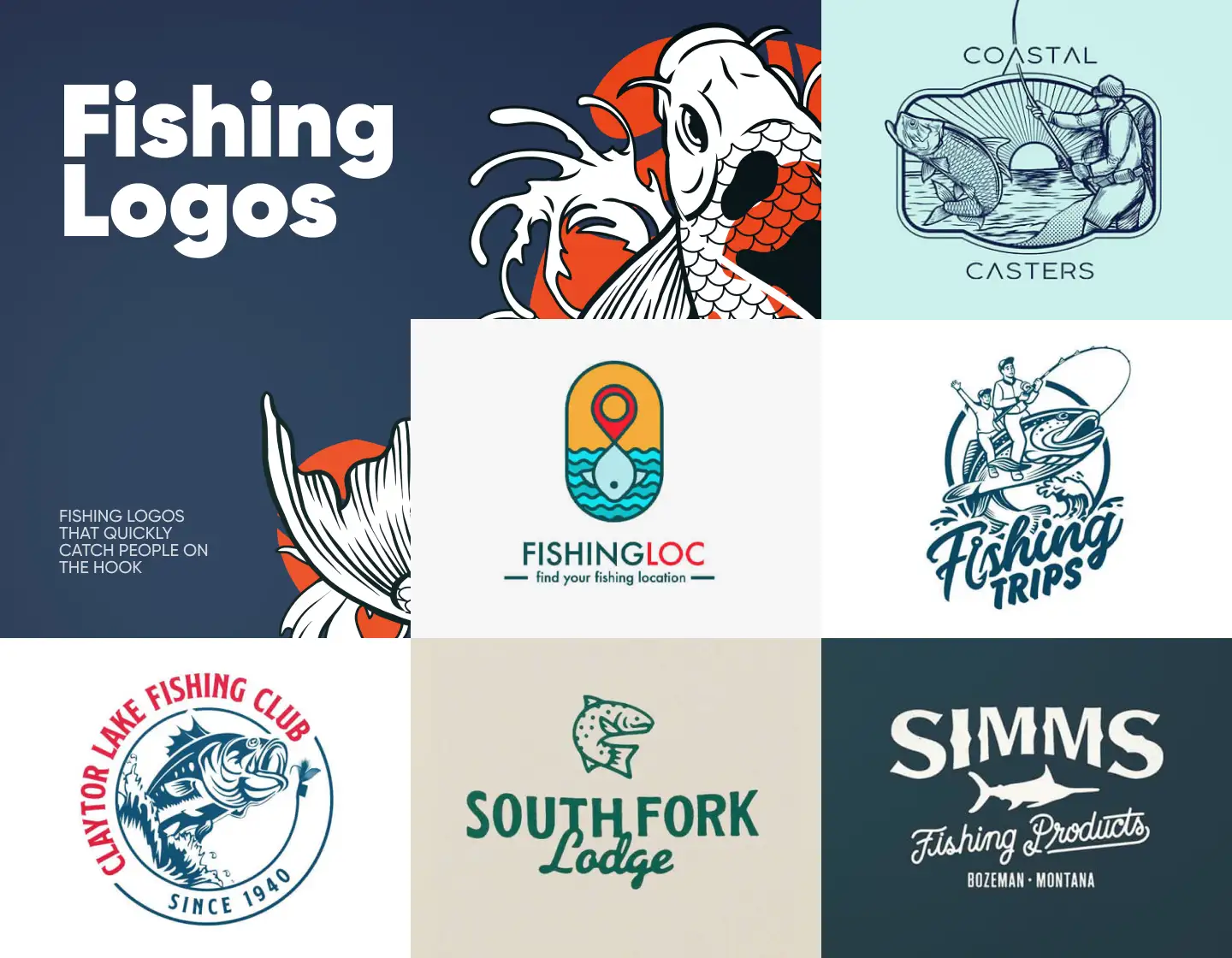 19 Fishing Logos That Quickly Catch People On The Hook