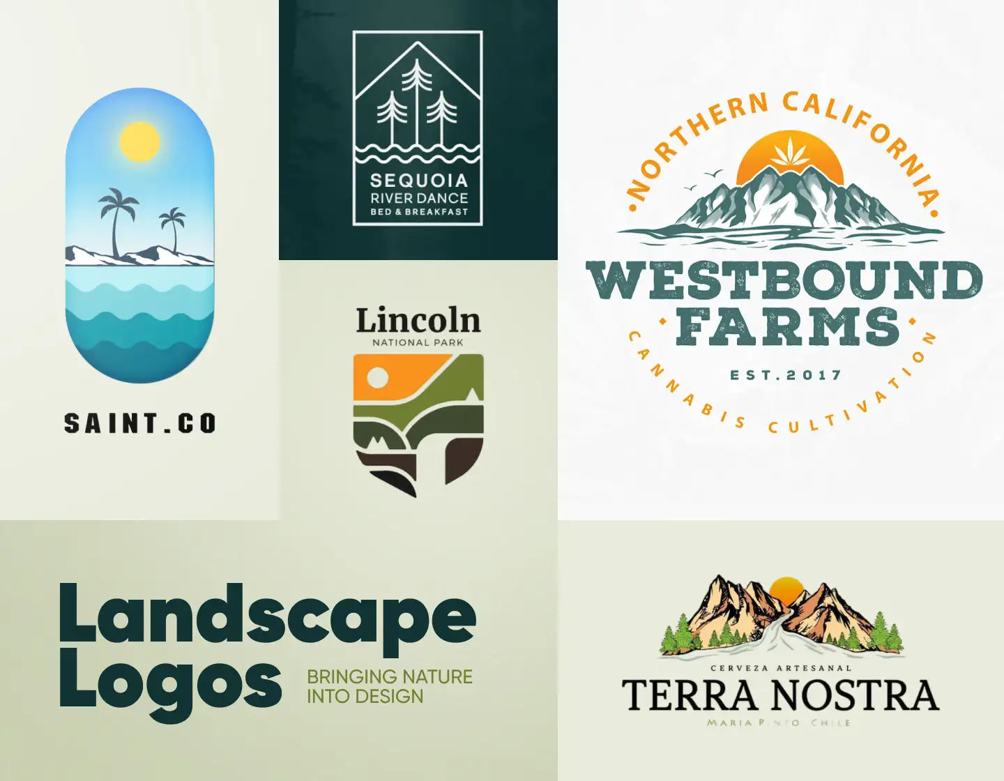 21 Beautiful Landscape Logos Bringing Nature Into Design