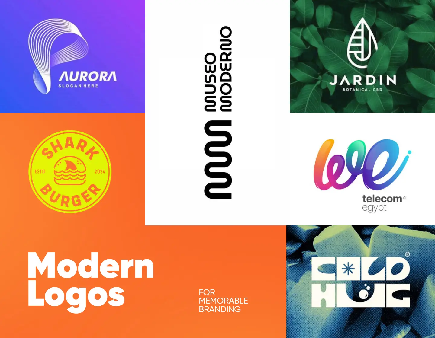 20 Modern Logos For Memorable Branding [Inspiring & Creative Ideas]