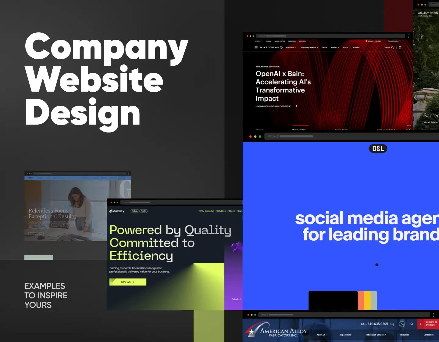 Top 20 Company Website Design Examples to Inspire Yours