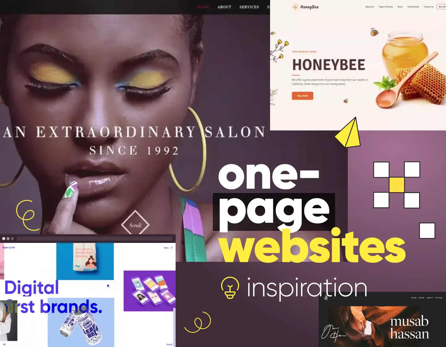 33 Examples of One-Page Websites to Inspire You