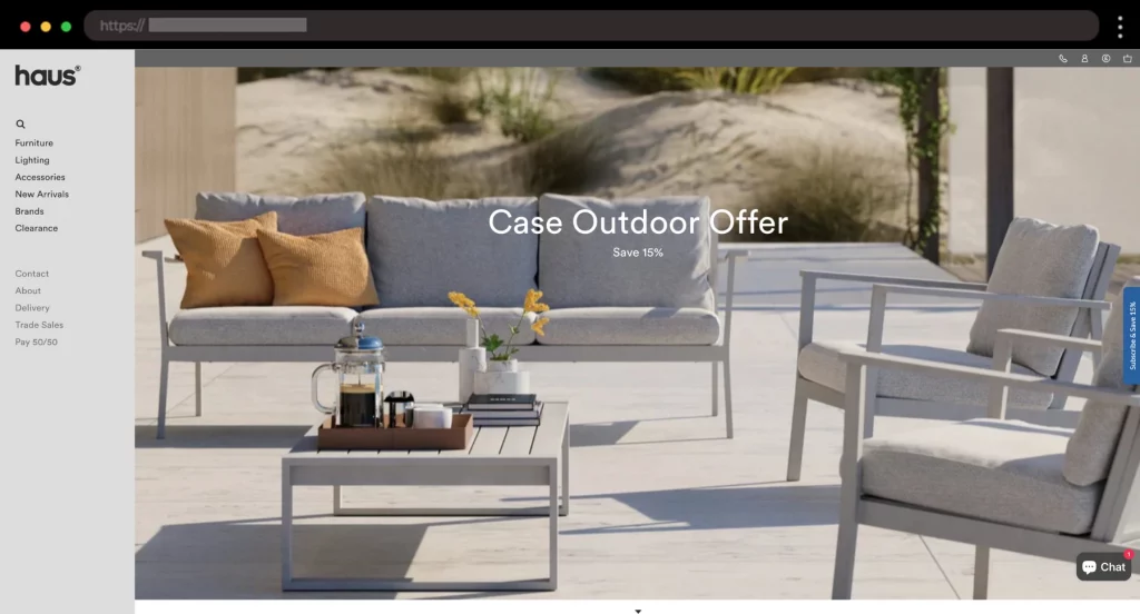Haus Modern Dropshipping Store for Trendy Furniture