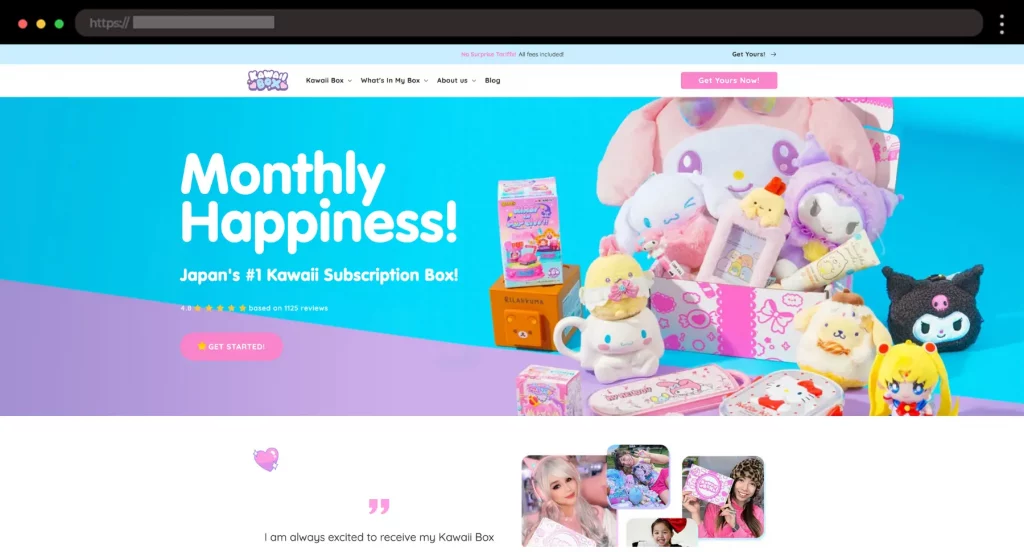 Kawaii Box Cute and Colorful Japanese Subscription Box