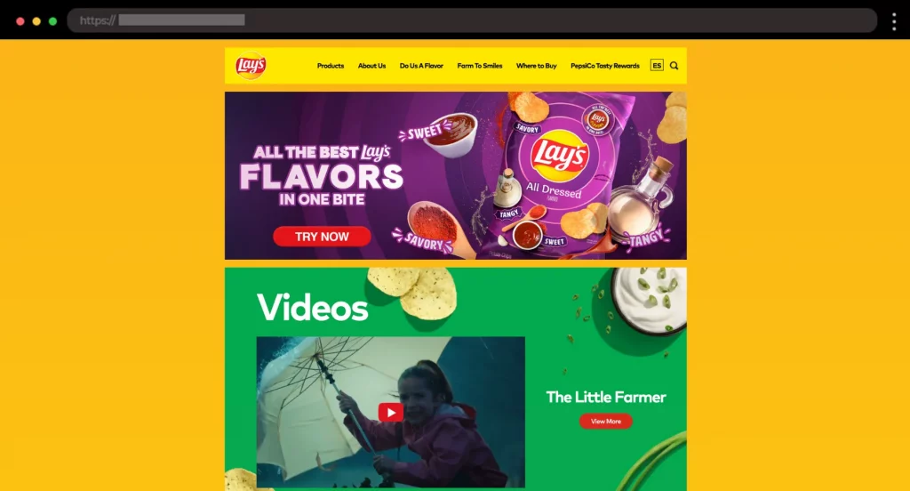 Lay’s Fun Website Design for Global Snack Giant