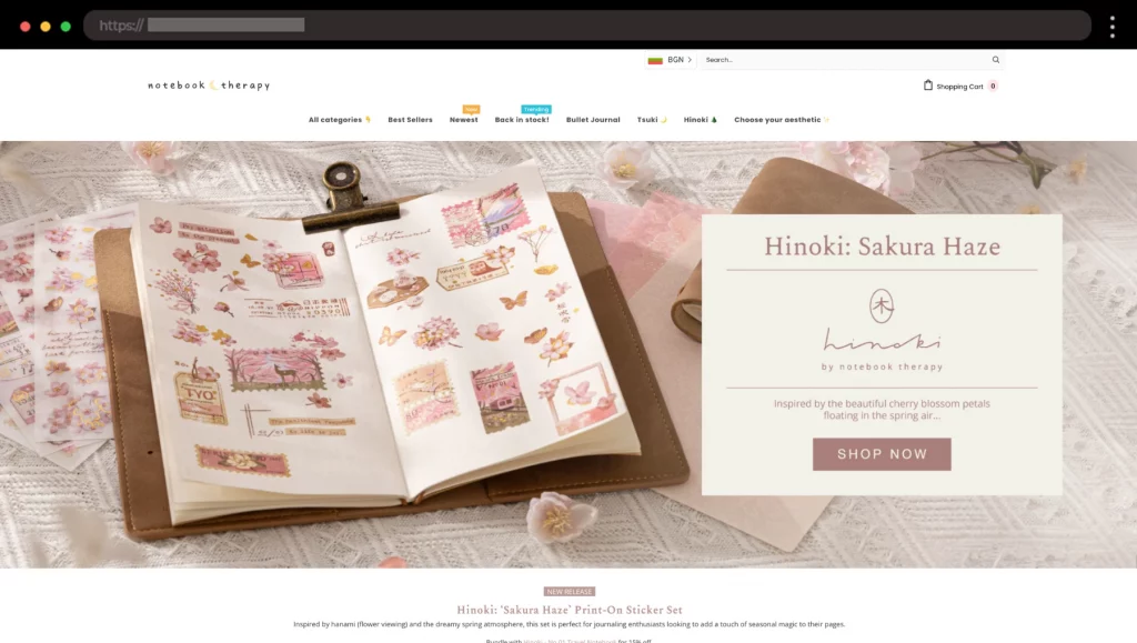 Notebook Therapy Dreamy Dropshipping Store for Stationery & Culture 