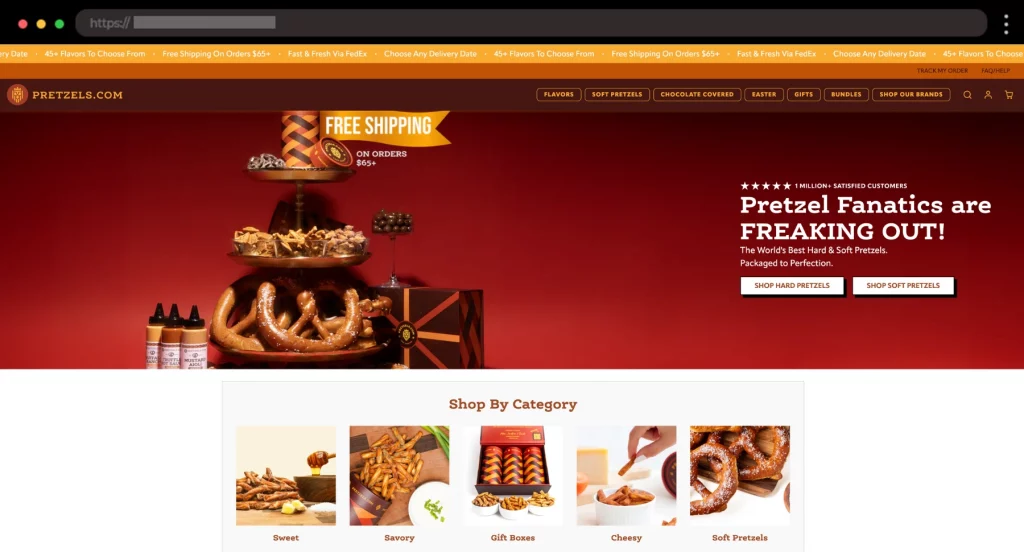 Pretzel Snacks Premium Pretzel Food Website 