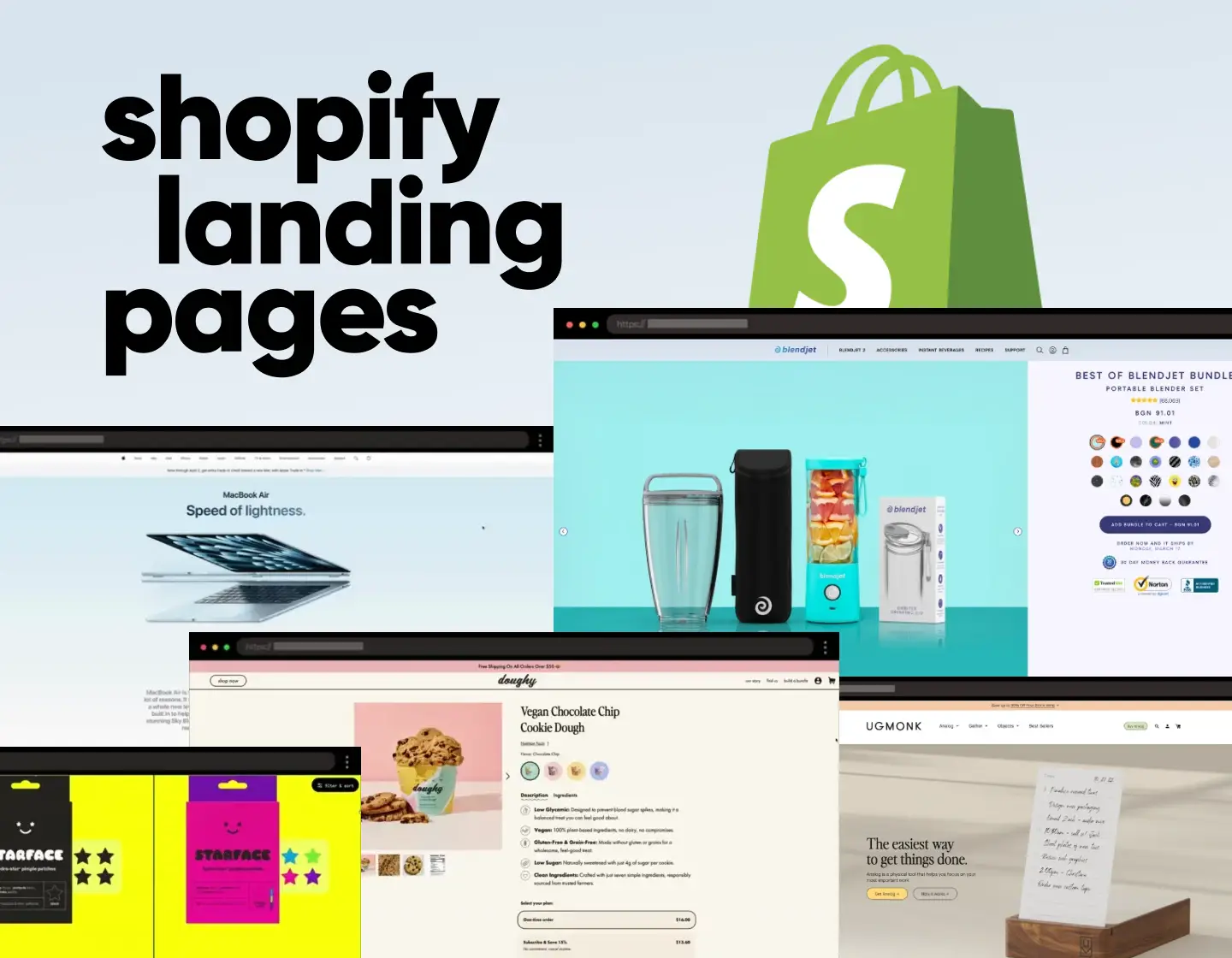 24 Shopify Landing Pages Blending Great Design & High Conversions