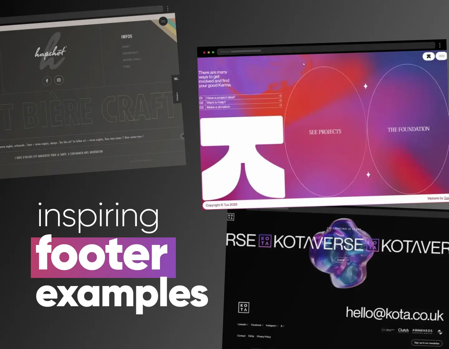 30 Super Inspiring Website Footer Examples You Should See