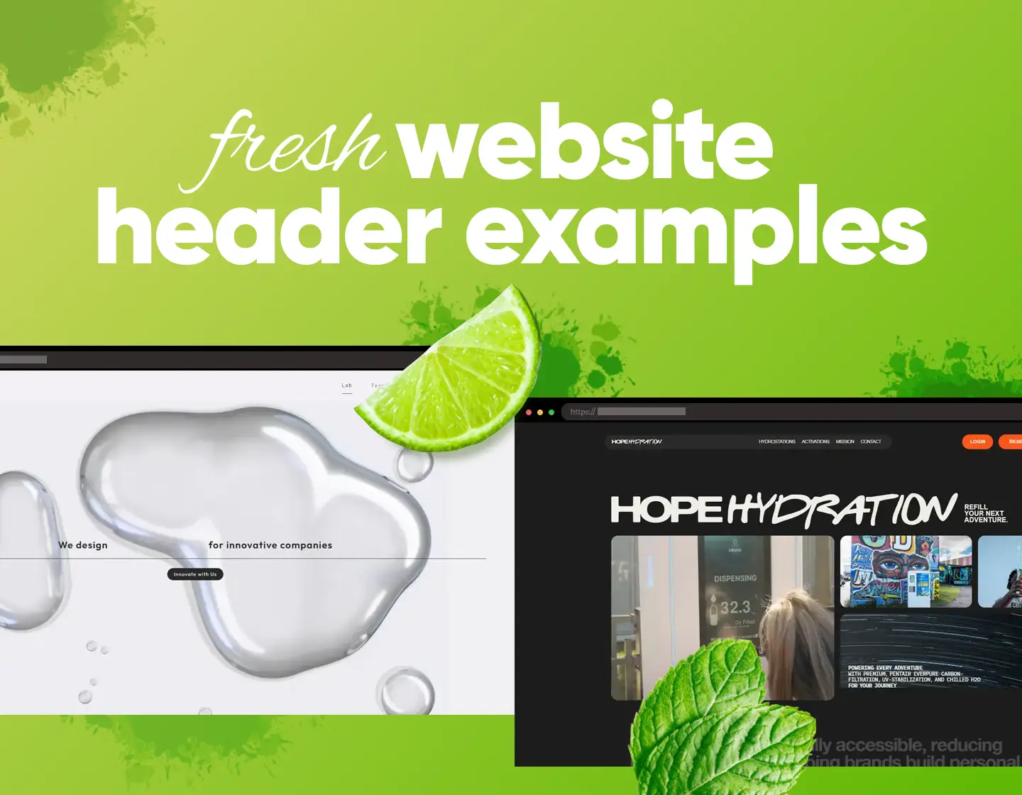 12 Fresh Website Header Examples for a Memorable Homepage