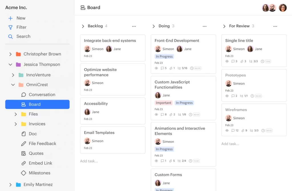 kitchen.co multiple project management software