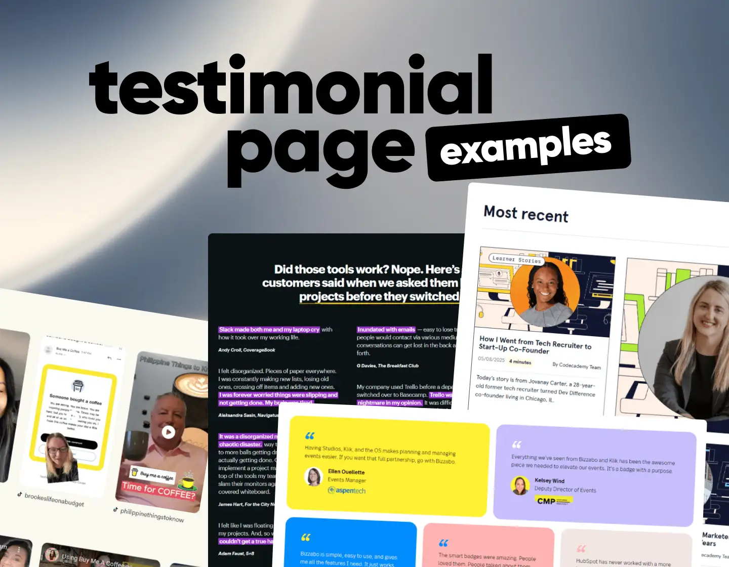 25 Testimonial Page Examples That Turn Feedback Into Storytelling