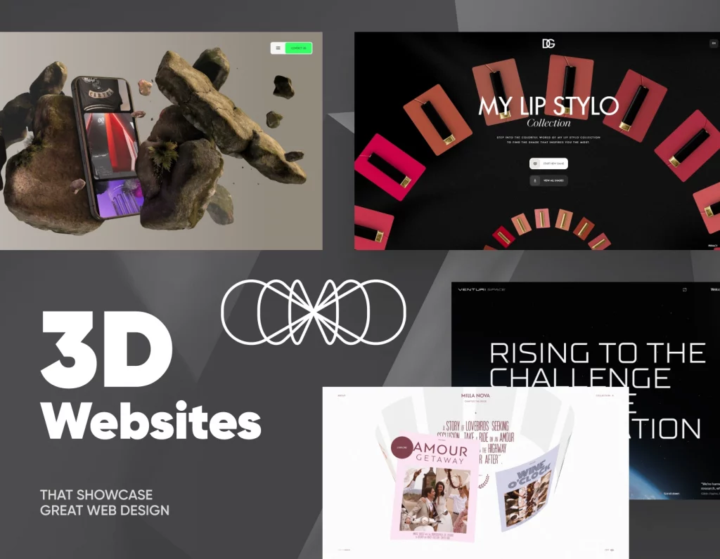 Examples of 3D Websites That Showcase Great Web Design