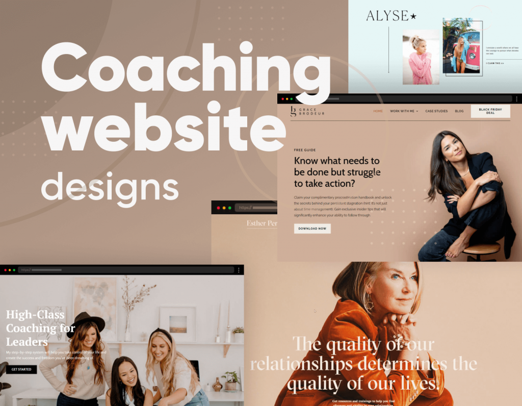 Coaching Website Design Examples