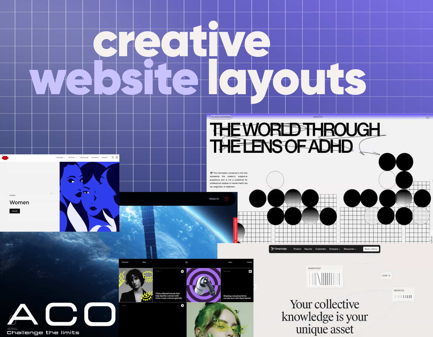 Creative Website Layout Ideas For Modern Design Tons of Examples