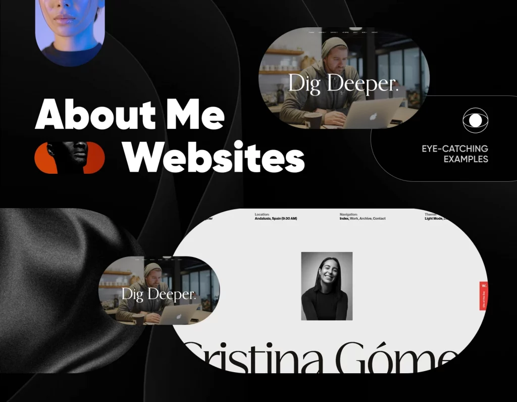 24 Eye-Catching About Me Website Examples
