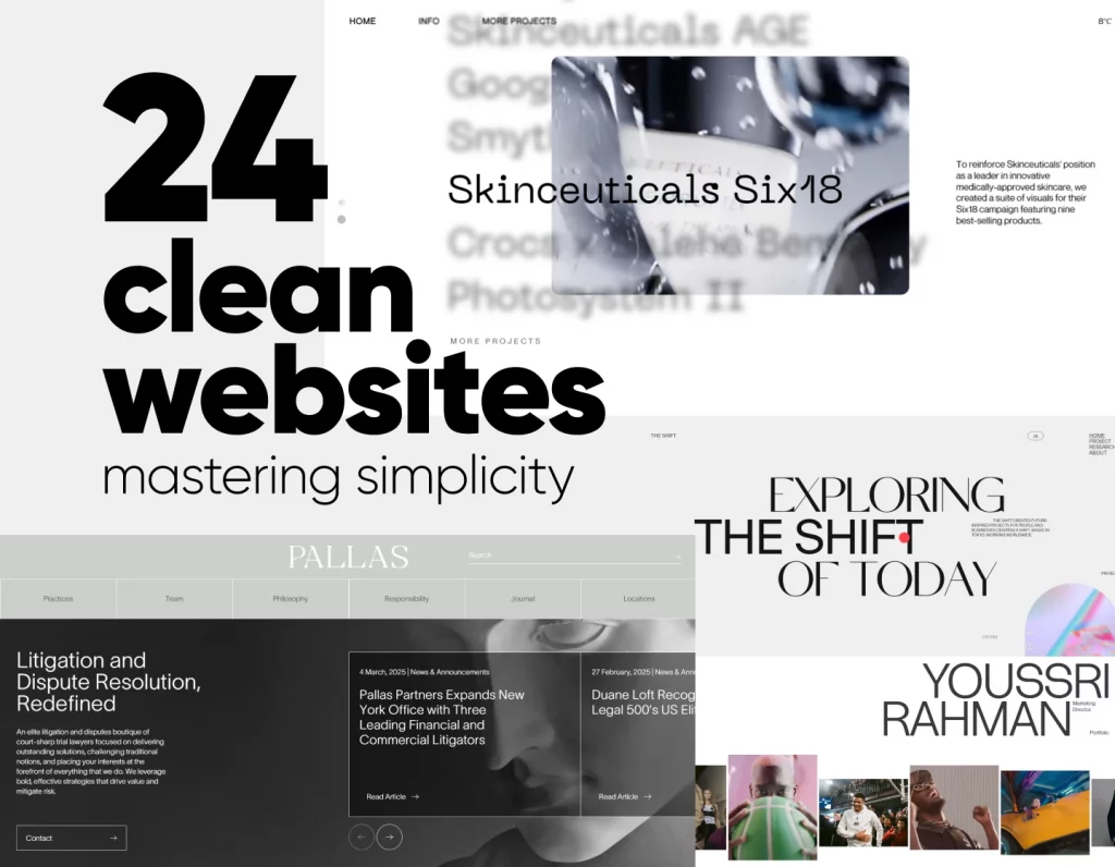 24 Clean Website Design Examples That Have Mastered Simplicity