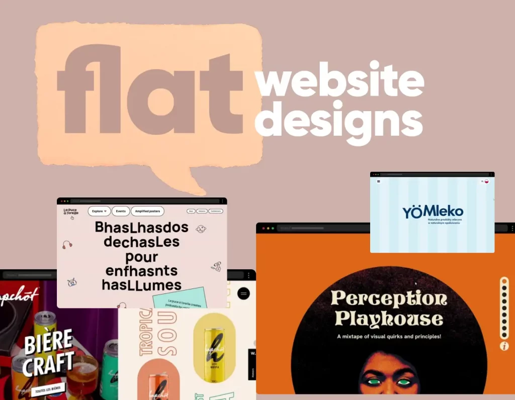 22 Flat Website Design Examples That Experiment with Simplicity