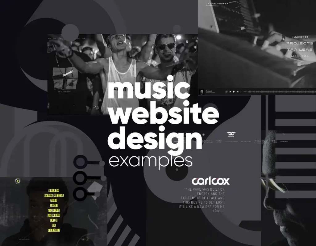 40 Music Website Design Examples