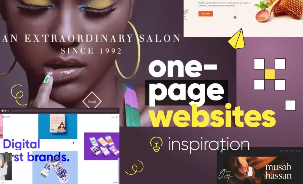 Explore 30+ More Outstanding Examples of One-Page Websites