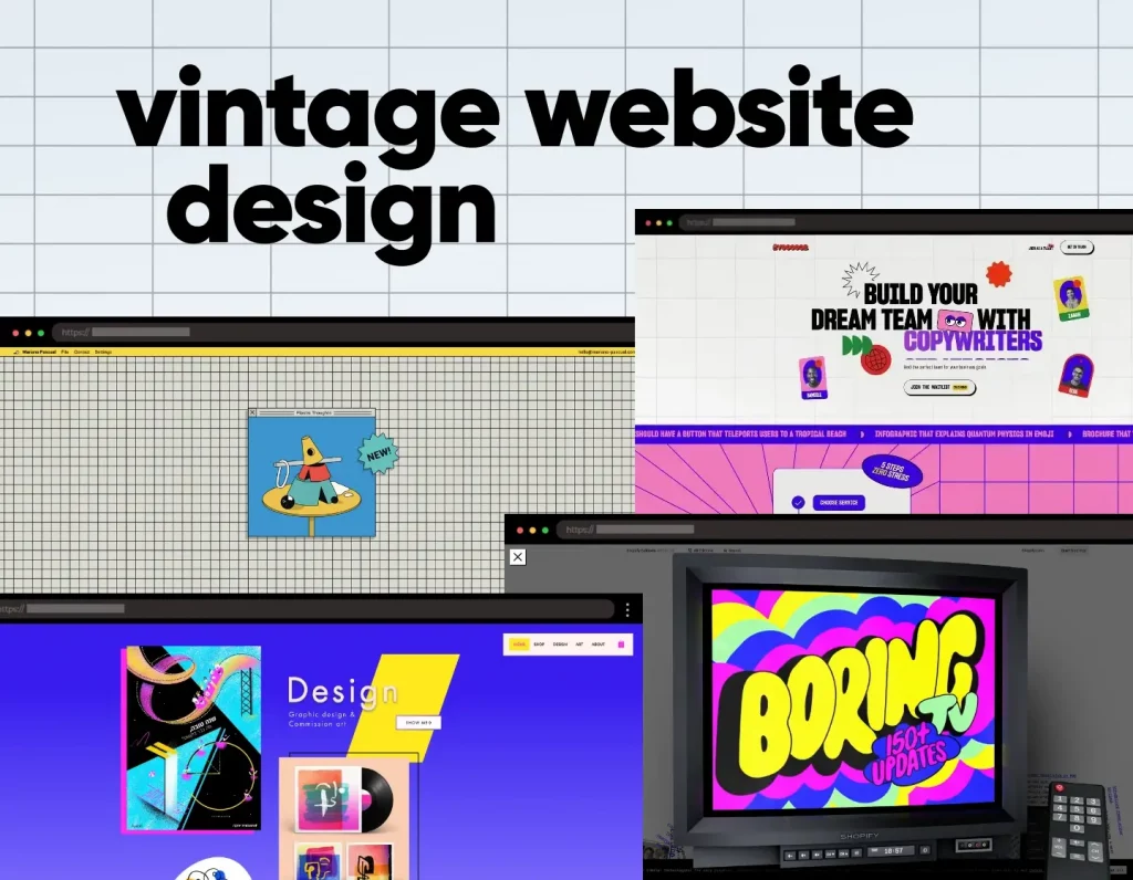 20 Stunning Vintage Website Design Examples