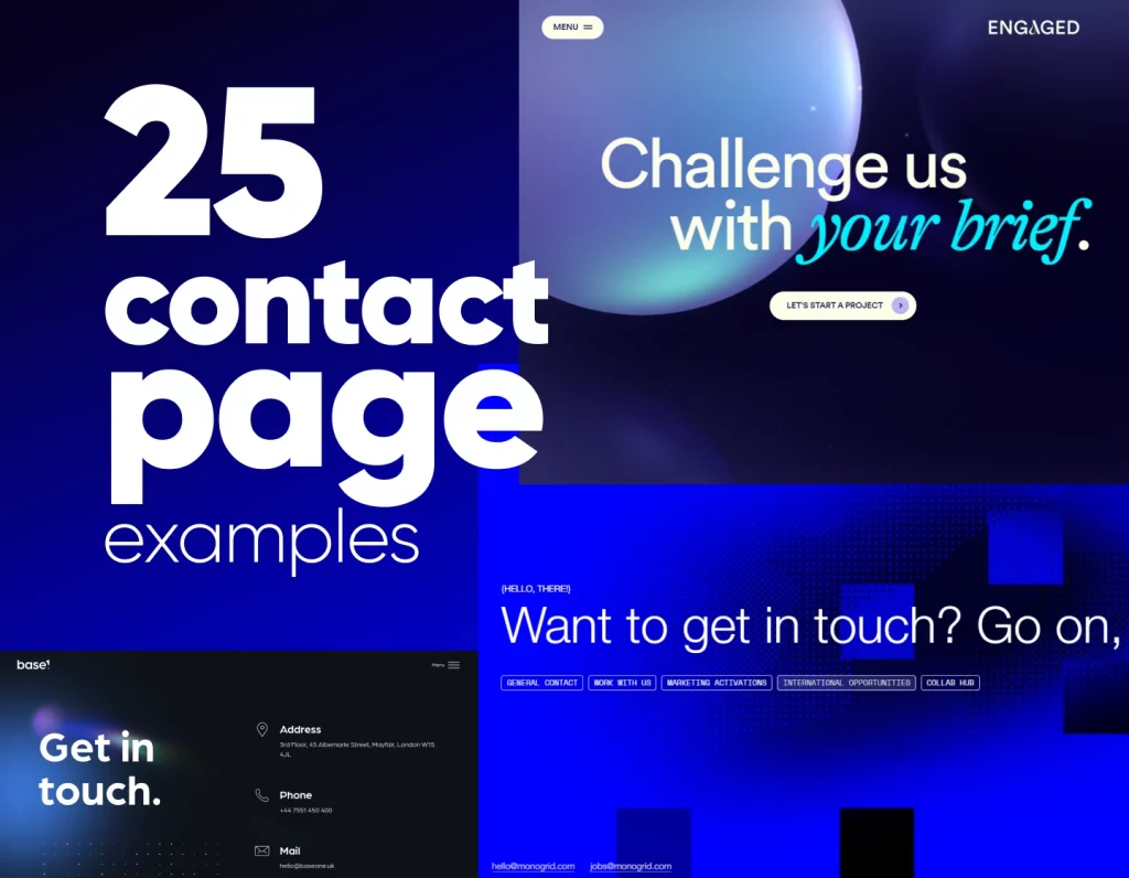 25 Crazy Good Website Contact Page Examples