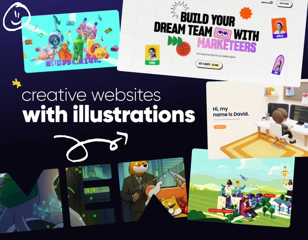 40 Creative Websites With Illustrations You Should See