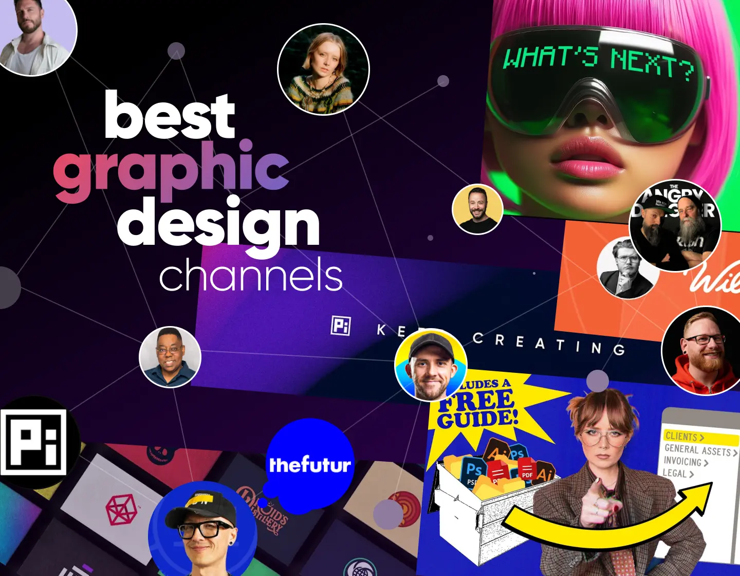 Best Channels to Learn Graphic Design YouTube Instagram TikTok Featured Image